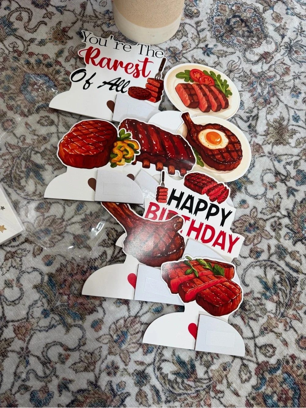 New BBQ Birthday Party Decorations BBQ honeycomb party decorations 8 Piece